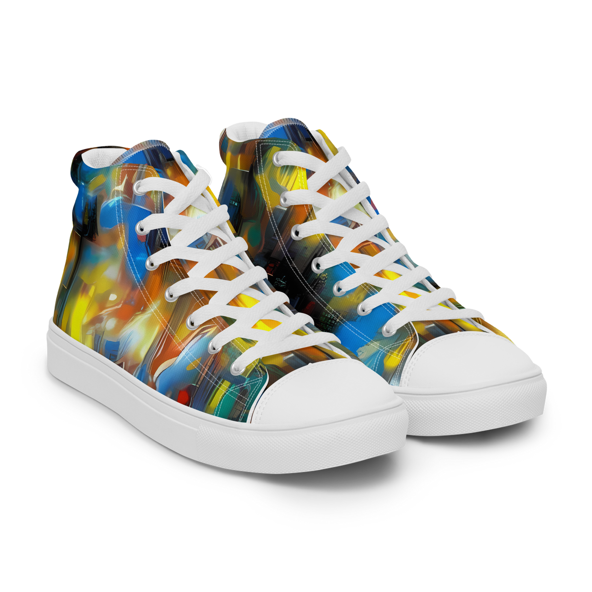 Men's High Top Canvas Shoes - Wallis Warp