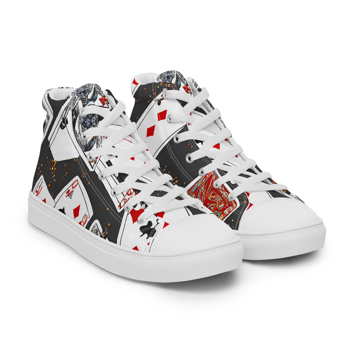Men's High Top Canvas Shoes - Decked Out Dreams
