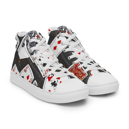Men's High Top Canvas Shoes - Decked Out Dreams