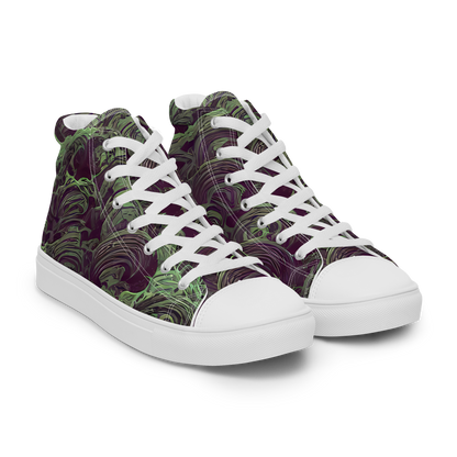 Women's High Top Canvas Shoes - Knab Whorls