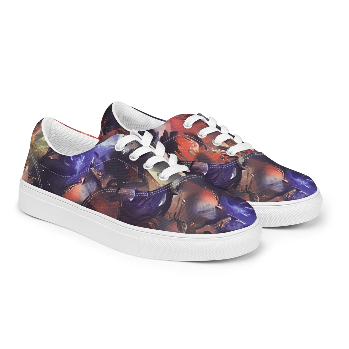 Men's Lace-Up Canvas Shoes - Twisted Terra