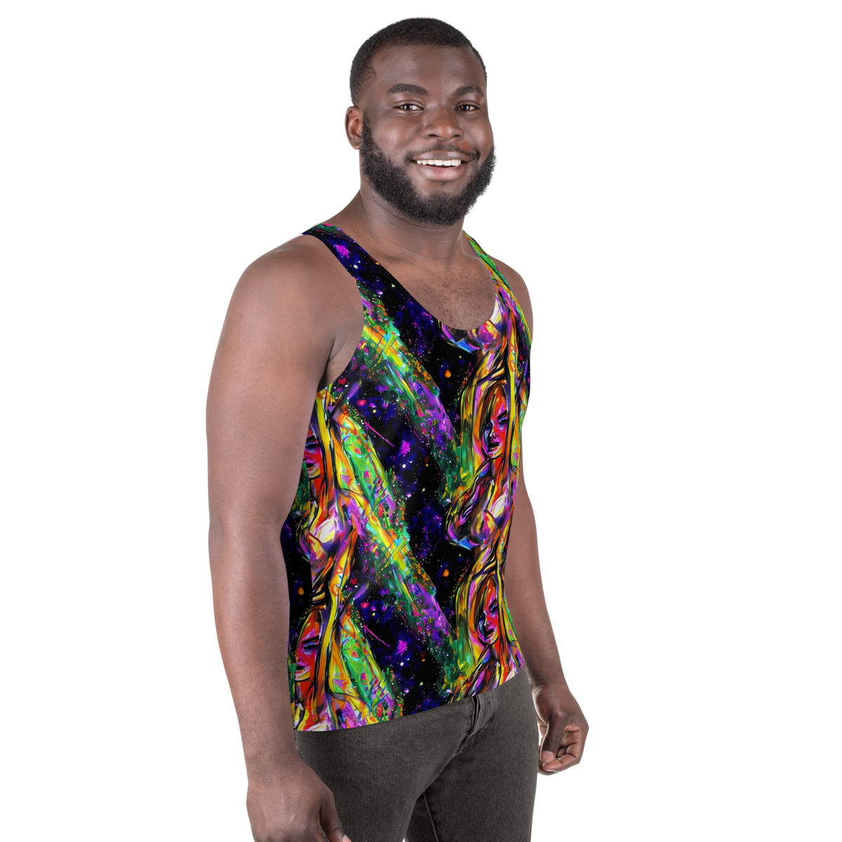 Men's Tank Top - Galactic Flamenco