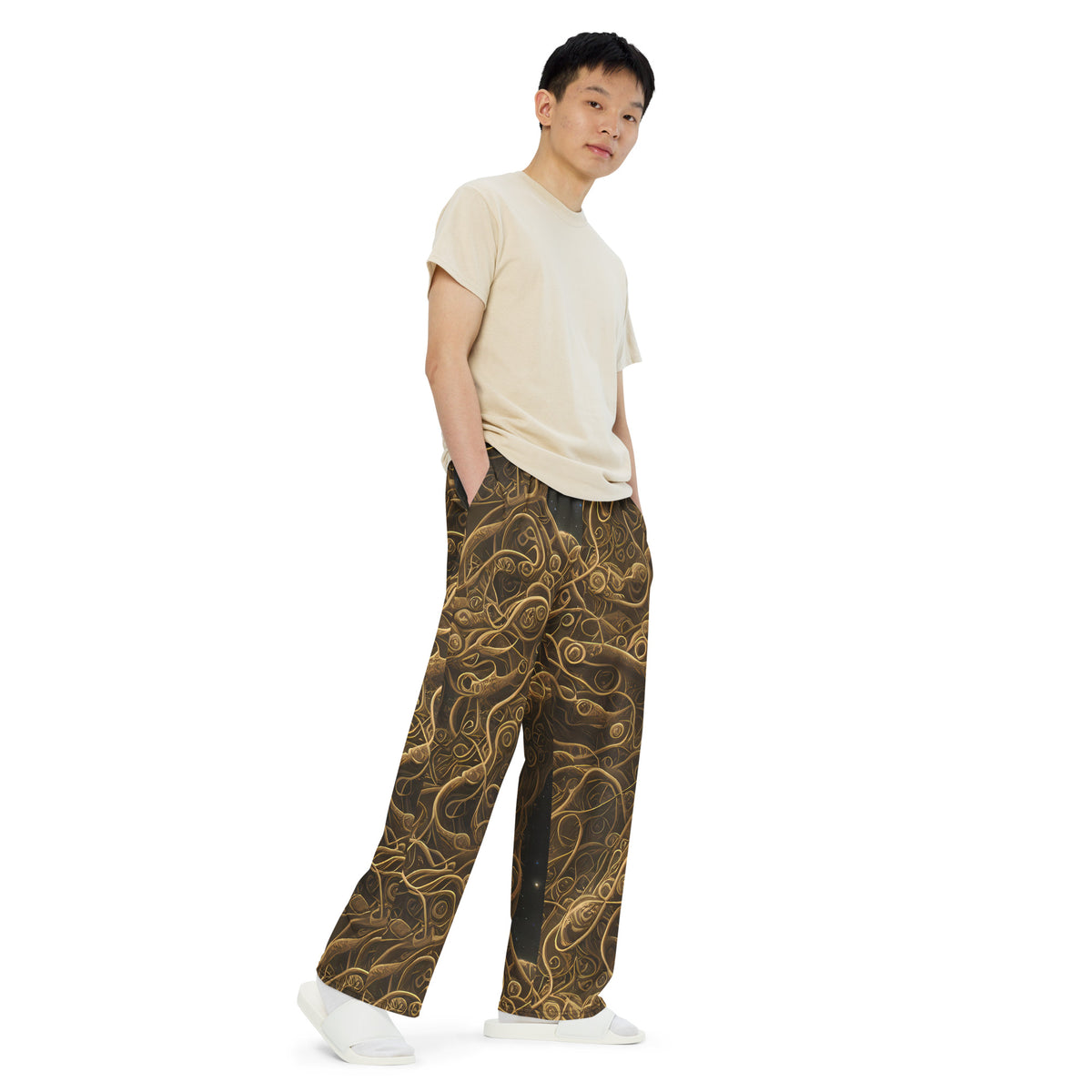 Wide-Leg Pants - Gilded Reverie