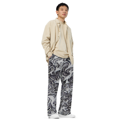 Wide-Leg Pants - Mashburn Swirls