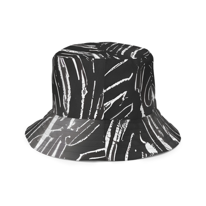 Reversible Bucket Hat - Silver Swirl