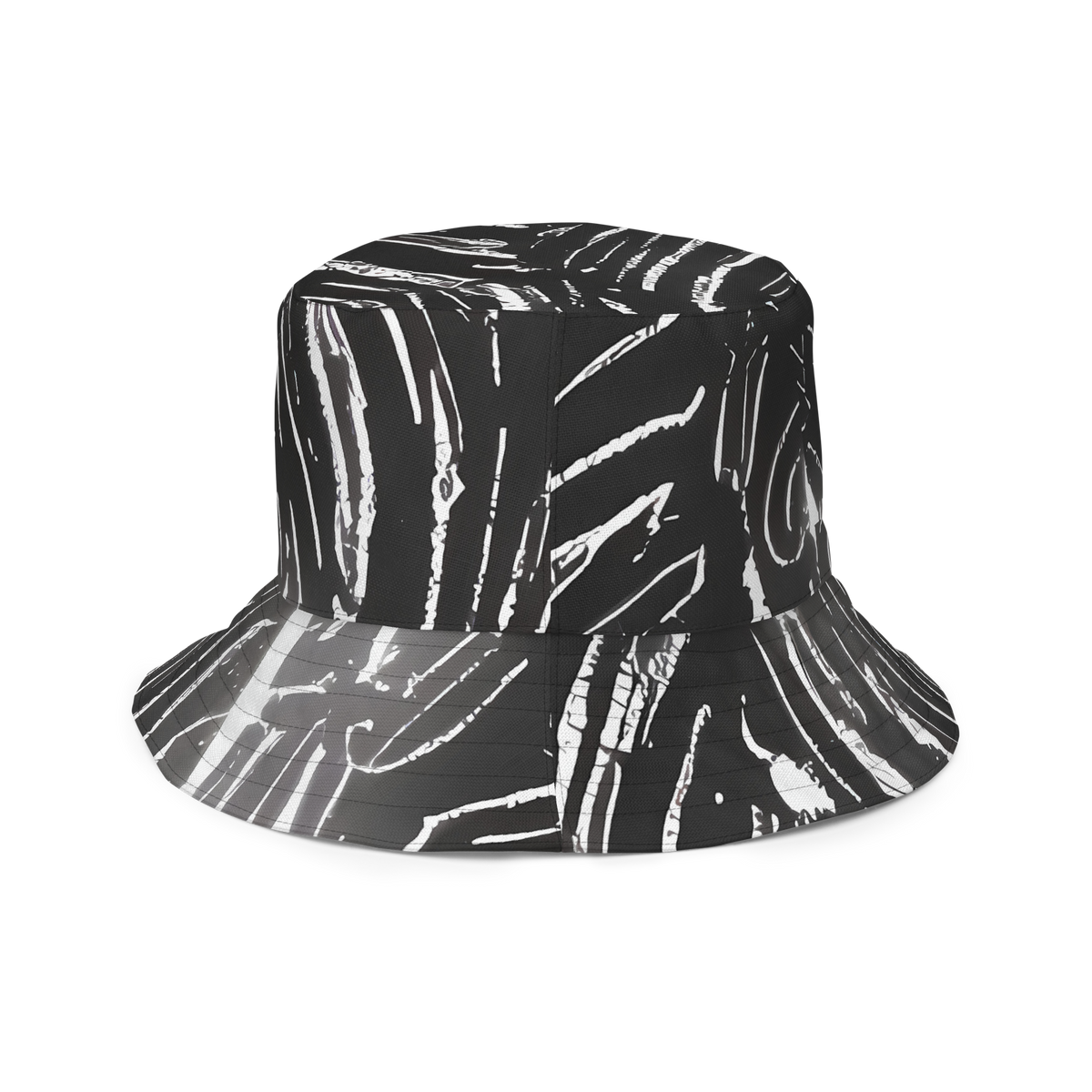 Reversible Bucket Hat - Silver Swirl