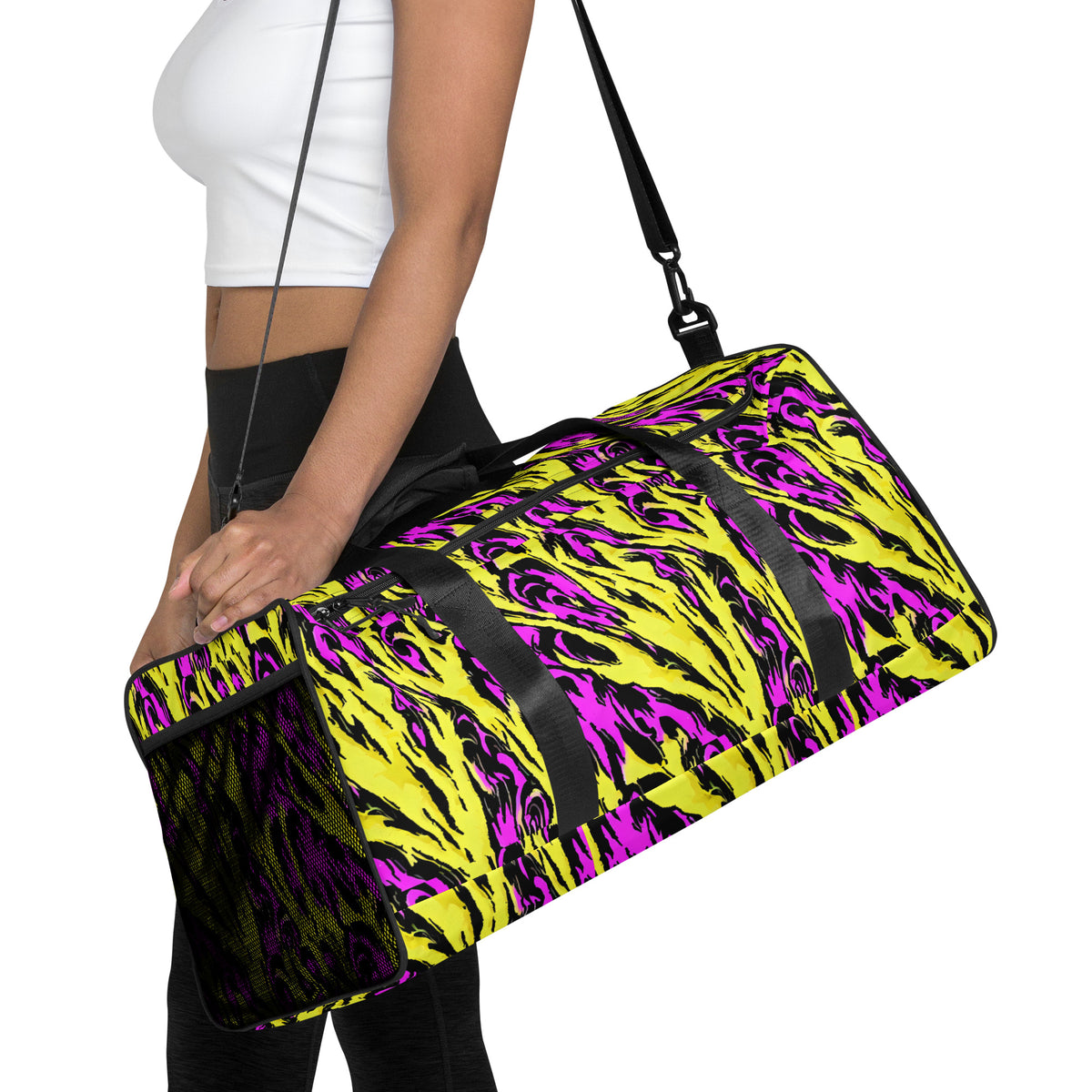 Duffel Bag - Electric Zebra