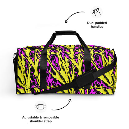 Duffel Bag - Electric Zebra