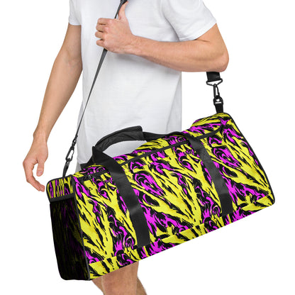 Duffel Bag - Electric Zebra
