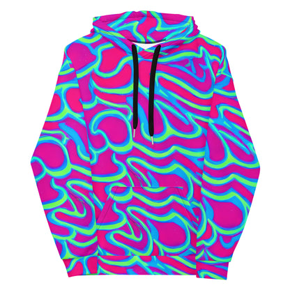 Unisex Hoodie - Aqua Flame