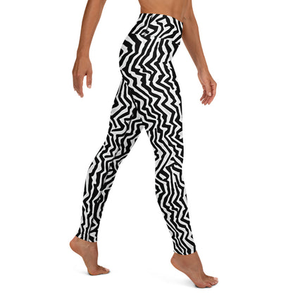 Yoga Leggings - Static Frenzy