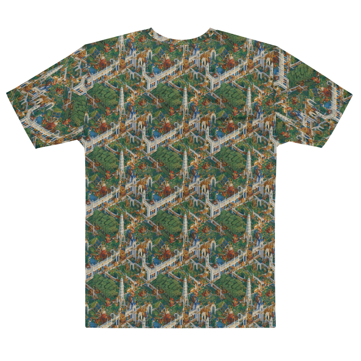 Men's Crew Neck T-Shirt - Emerald Dynasty