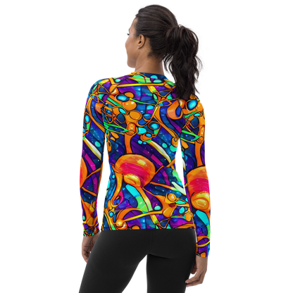 Women's Rash Guard - Iridescent Nebula