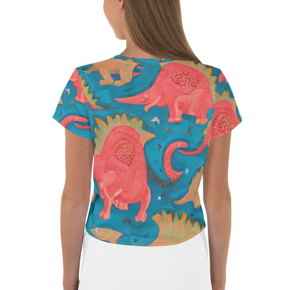 Women's Crop Tee - Jurassic Jive