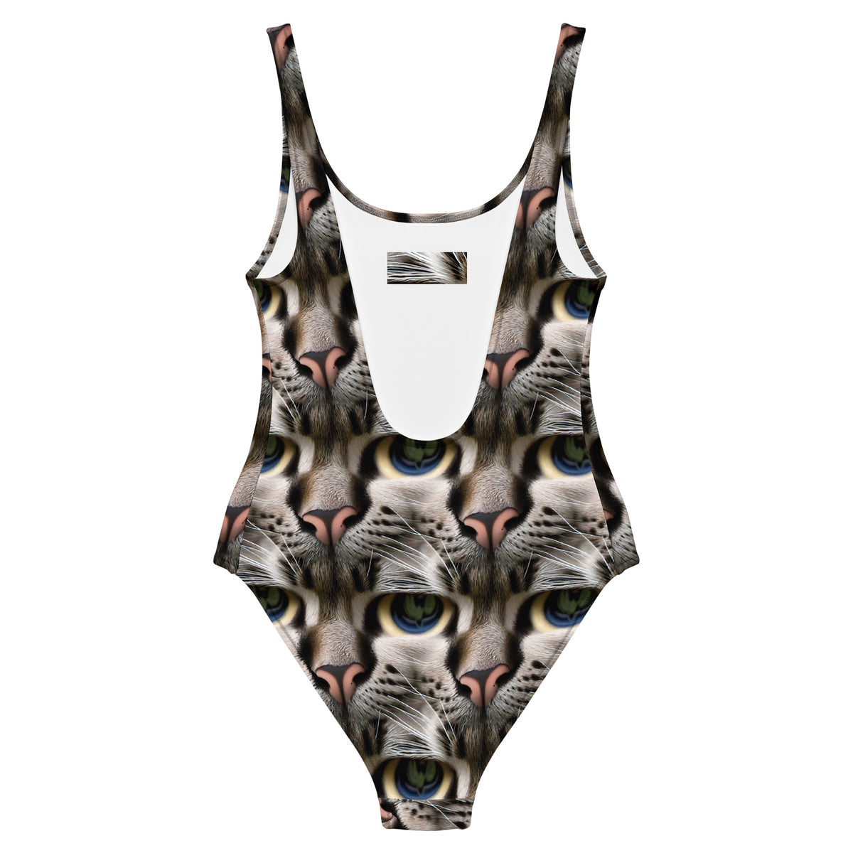 One-Piece Swimsuit - Feline Mirage