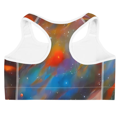 Sports Bra - Painterly Void