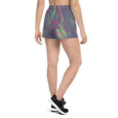 Women’s Athletic Shorts - Neon Whisper