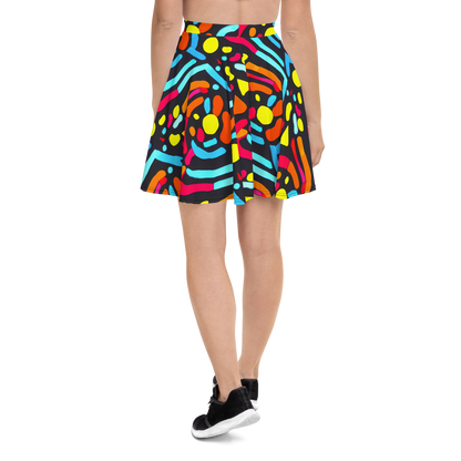 Skater Skirt - Midnight Stream