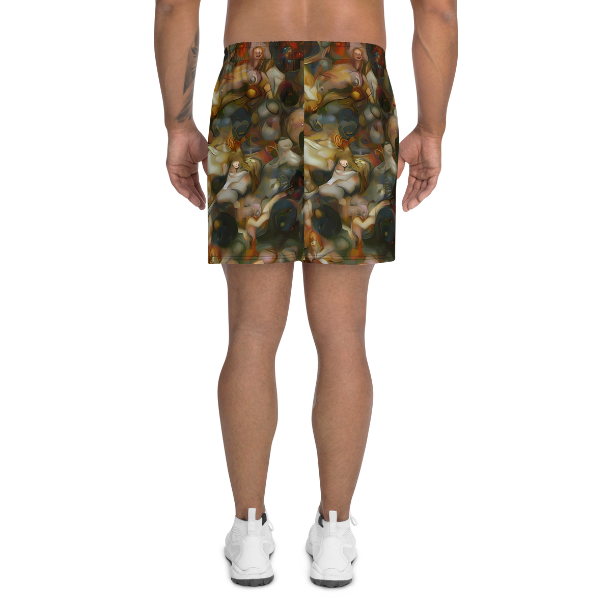 Men's Athletic Shorts - Cryptic Canvas