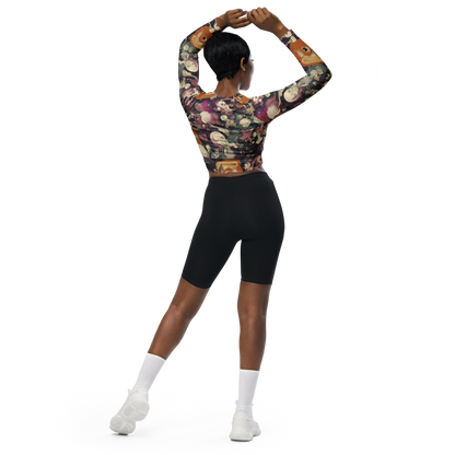 Long Sleeve Crop Top - Visions of the Unseen