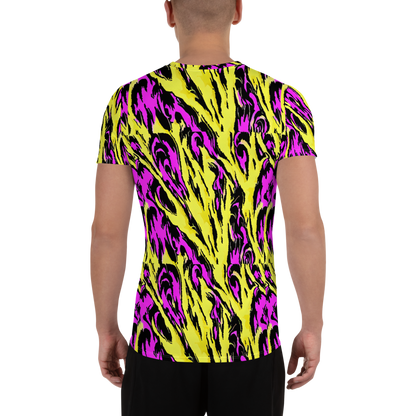 Men's Athletic T-Shirt - Neon Savanna
