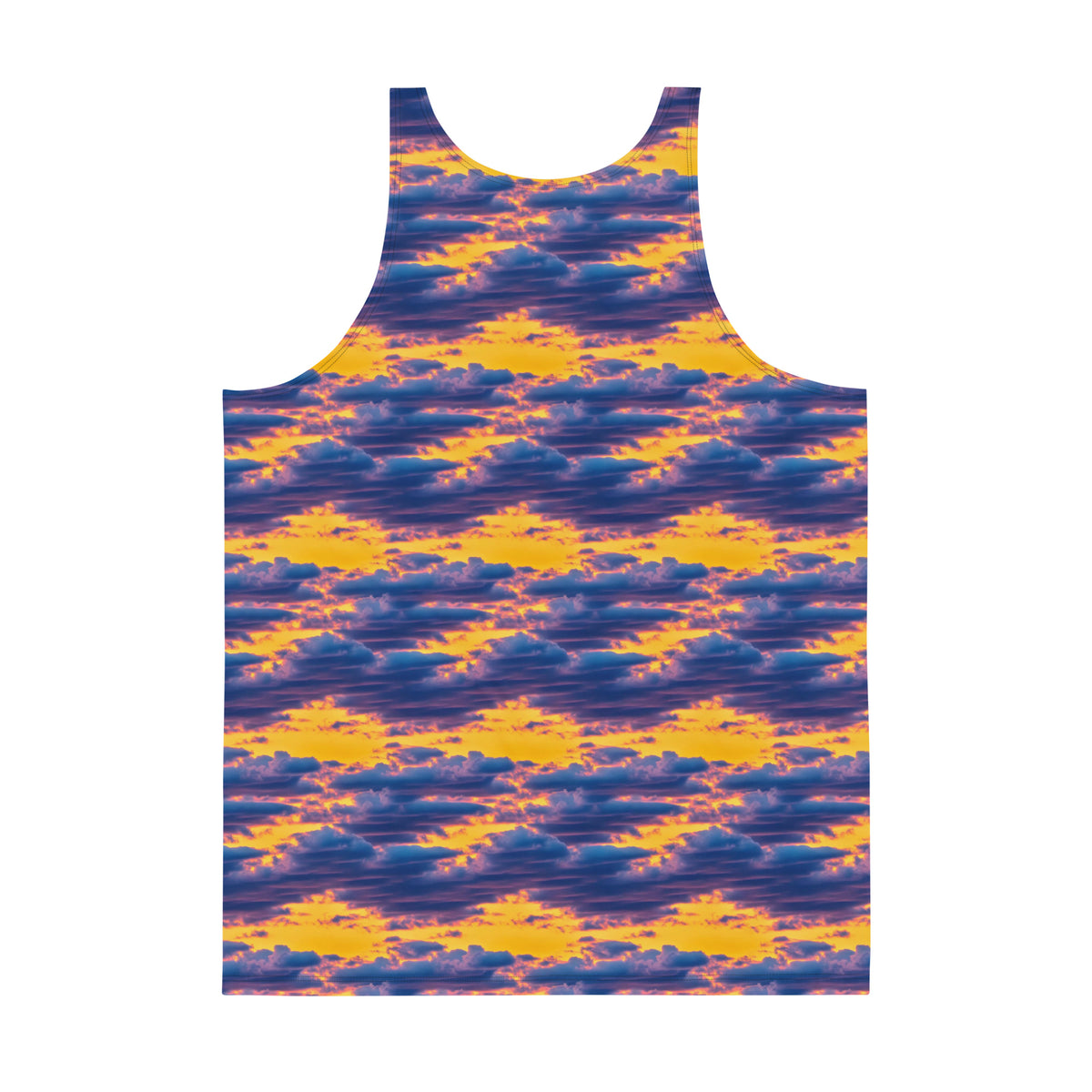 Men's Tank Top - Aubergine Clouds