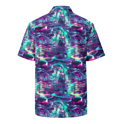 Button Shirt - Synthwave Surge