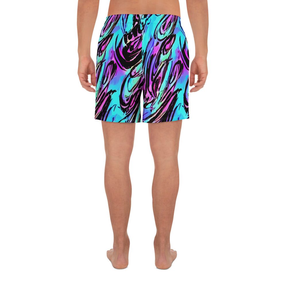 Men's Athletic Shorts - Gemstone Rush
