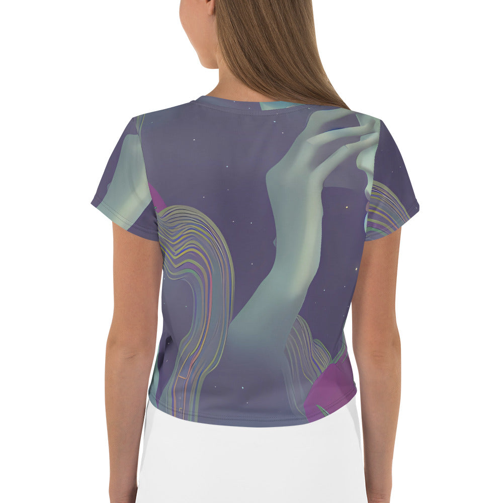 Women's Crop Tee - Ethereal Muse