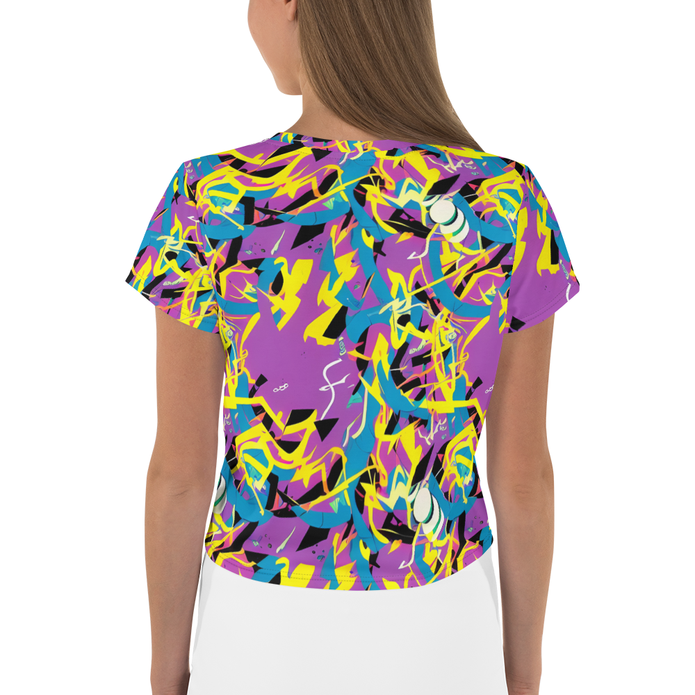 Women's Crop Tee - Galactic Sprawl
