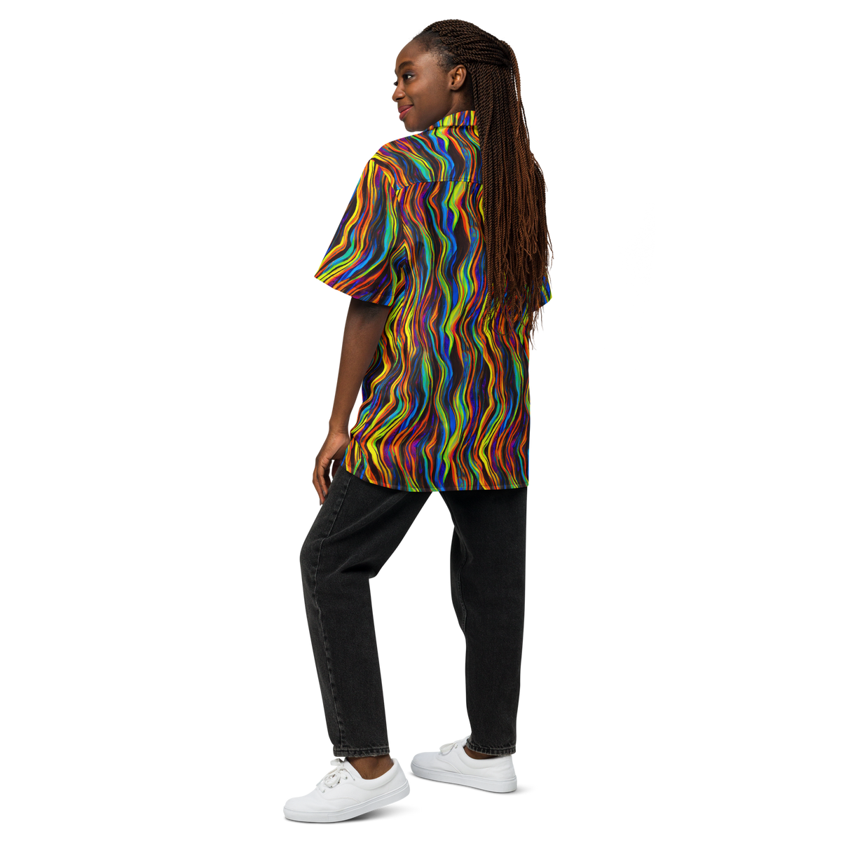 Button Shirt - Celestial Waves