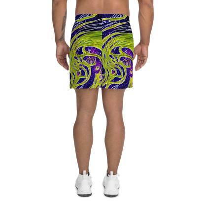 Men's Athletic Shorts - Celestial Scribbles