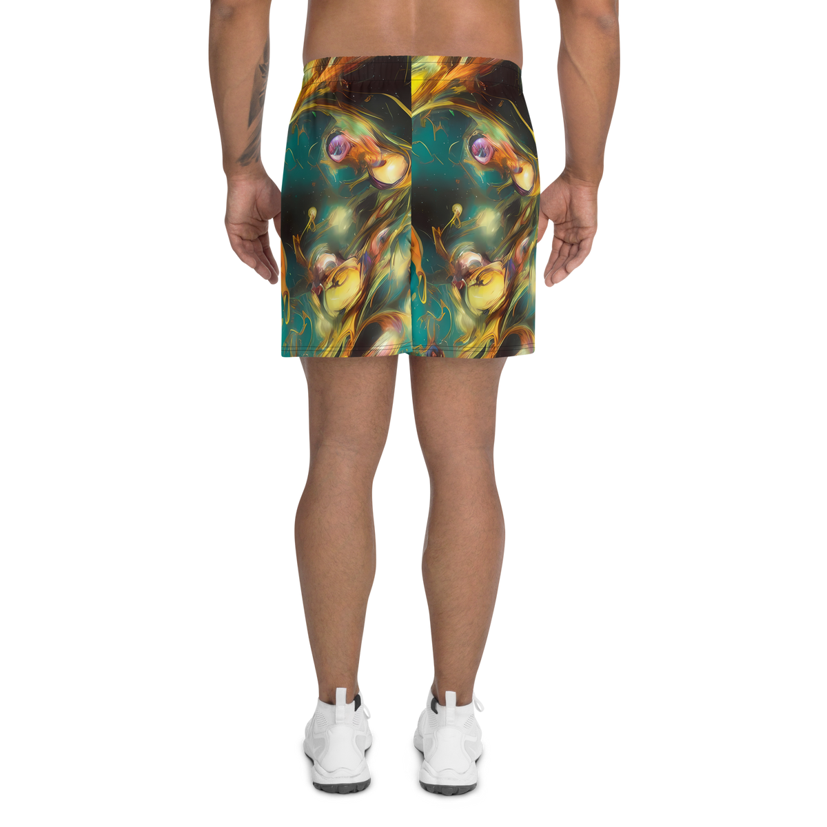 Men's Athletic Shorts - Elegant Whirl