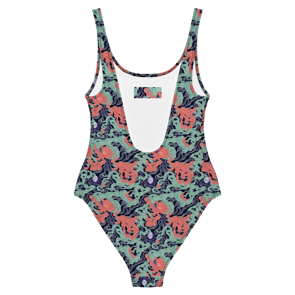 One-Piece Swimsuit - Cosmic Coral