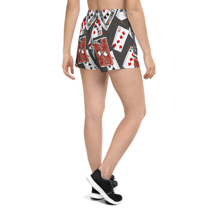 Women’s Athletic Shorts - Tessellation, By Rockwell Kent