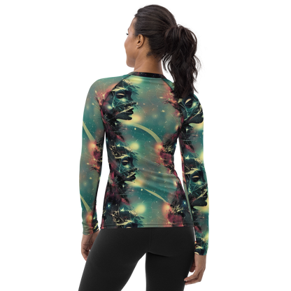 Women's Rash Guard - Galactic Serpent