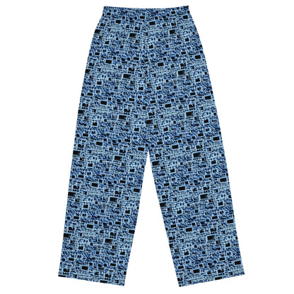 Wide-Leg Pants - Circuit Frost