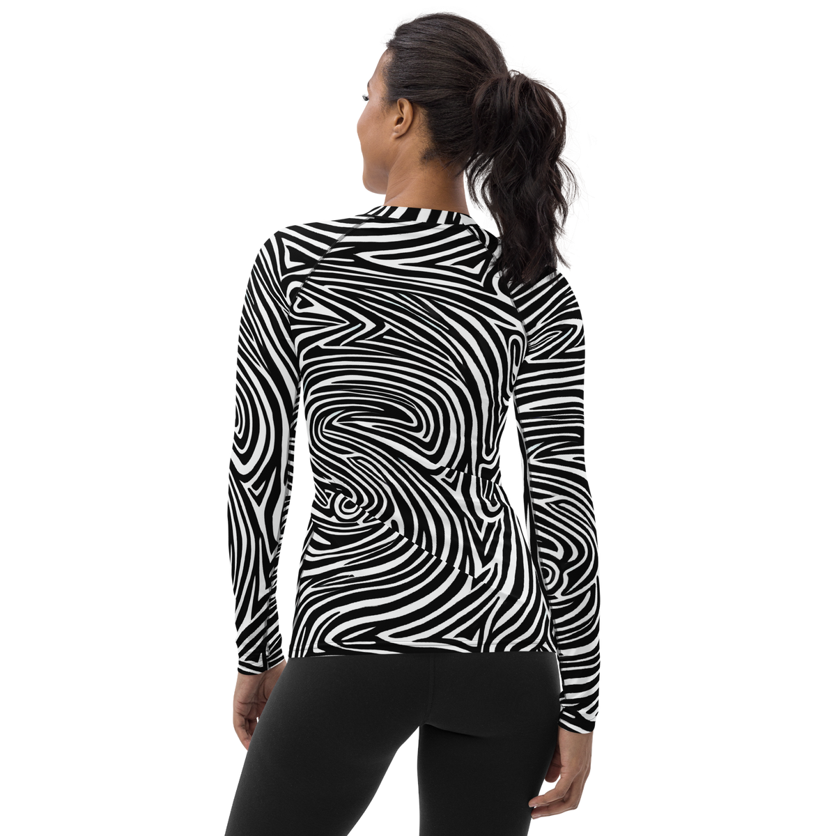 Women's Rash Guard - Vortex Veins