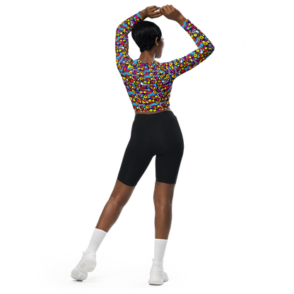 Long Sleeve Crop Top - Stellar Circus
