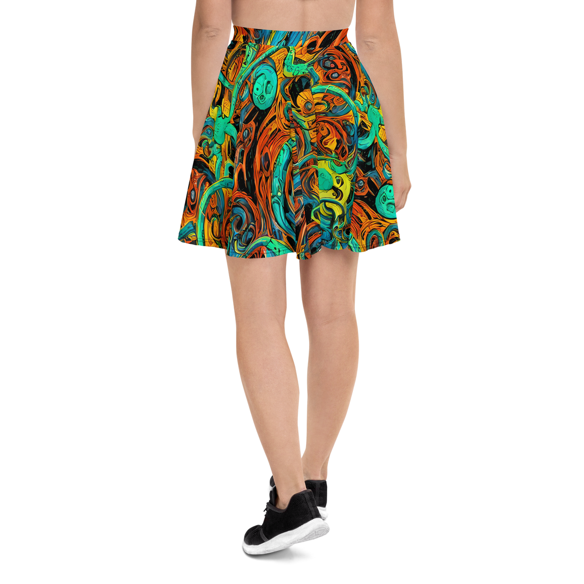 Skater Skirt - Flaming Mirage