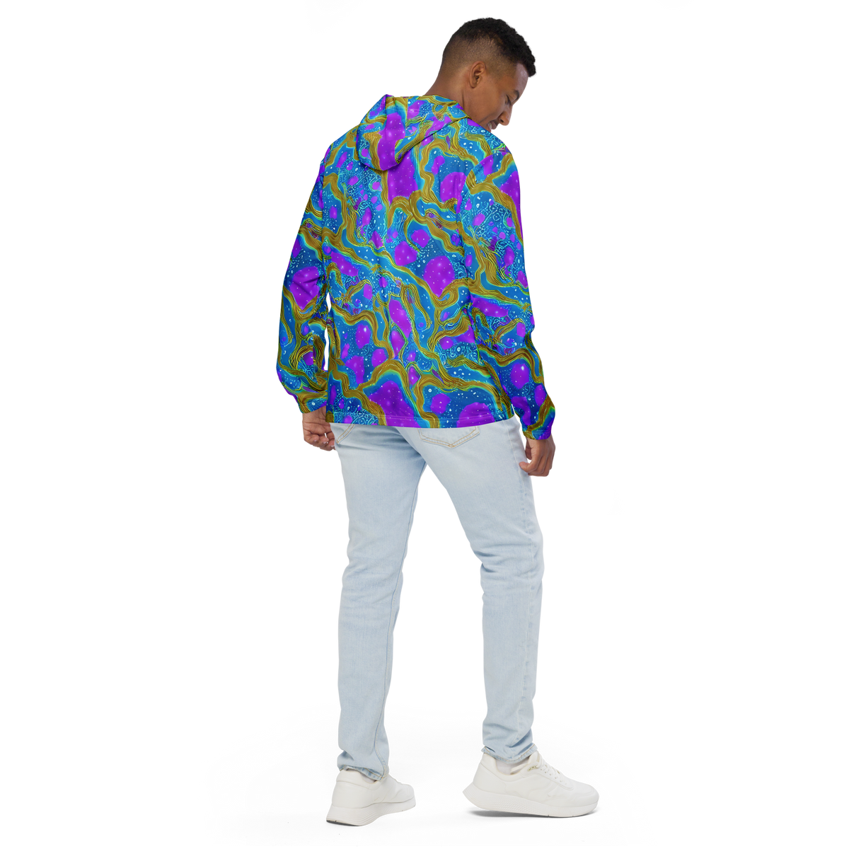 Men's Windbreaker - Mystic Waves