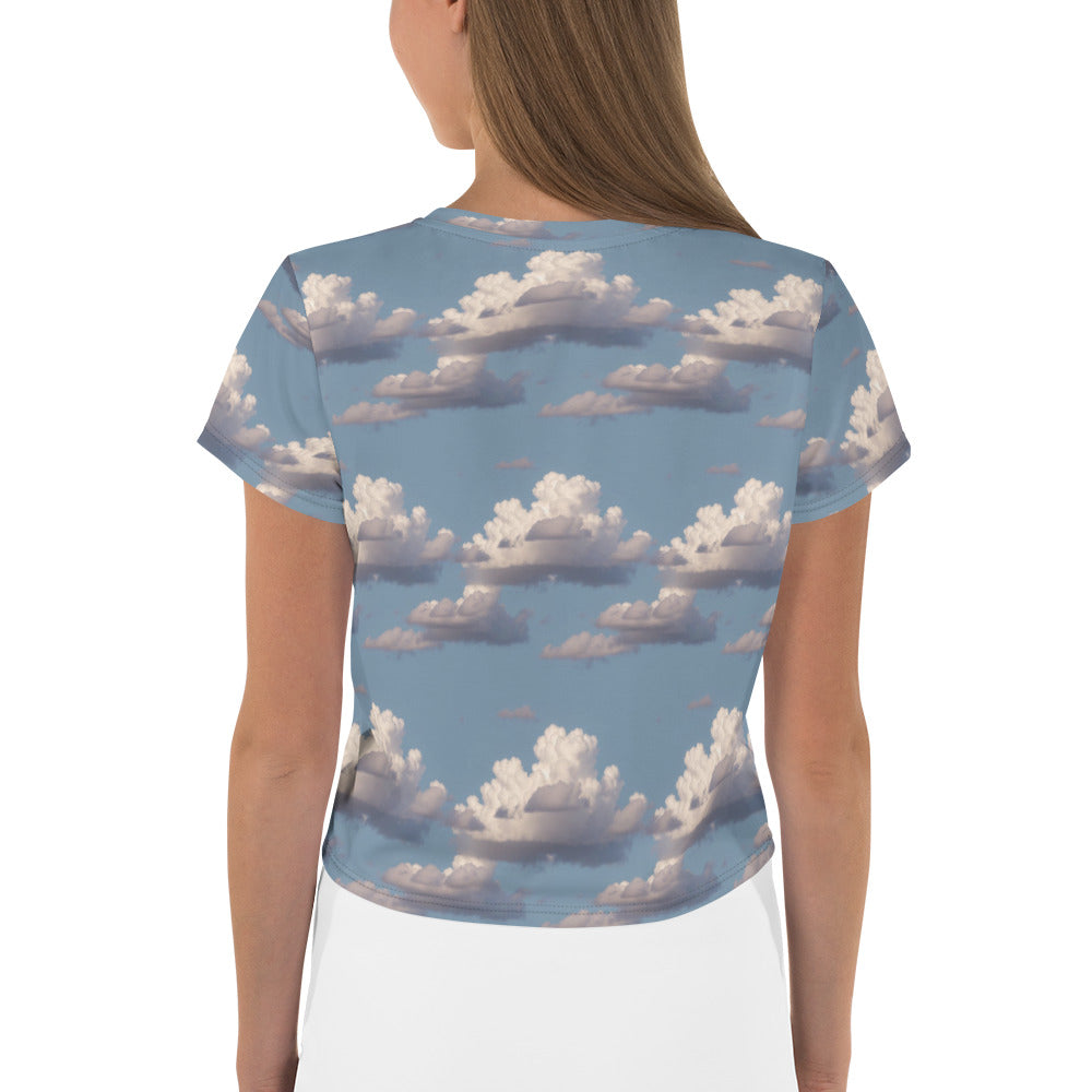 Women's Crop Tee - Celestial Cotton