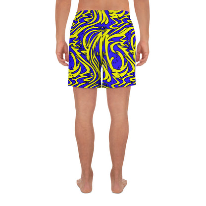 Men's Athletic Shorts - Fleeting Firefly