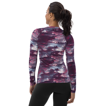 Women's Rash Guard - Twilight Fortresses