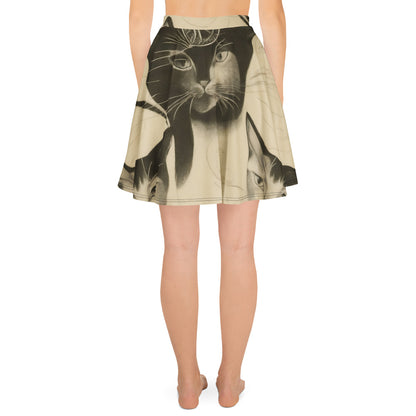 Skater Skirt - Feline Symphony