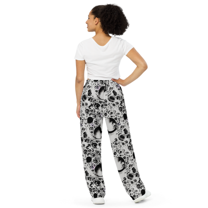 Wide-Leg Pants - Crater Swirl