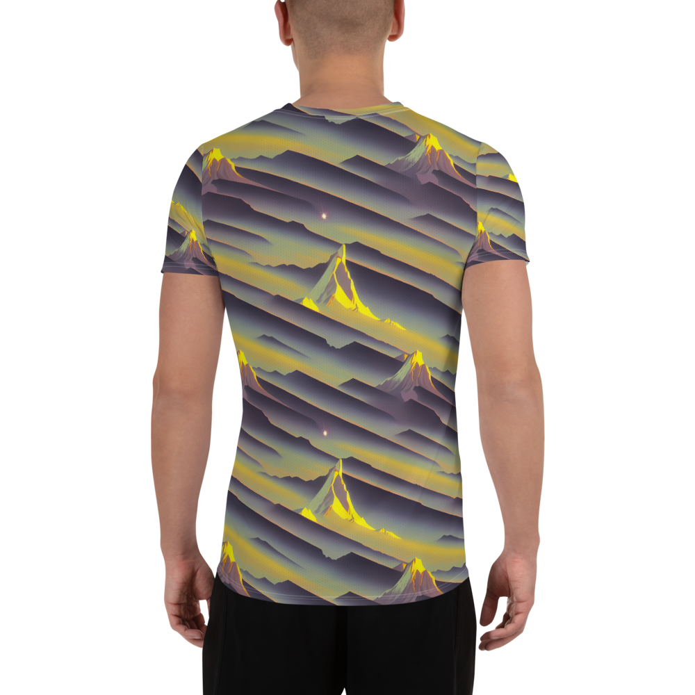 Men's Athletic T-Shirt - Surreal Summit