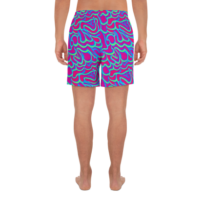 Men's Athletic Shorts - Aquatic Ember