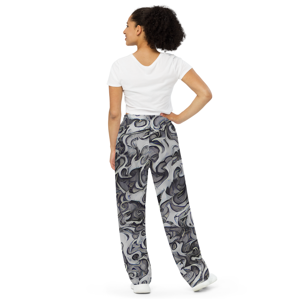 Wide-Leg Pants - Mashburn Swirls