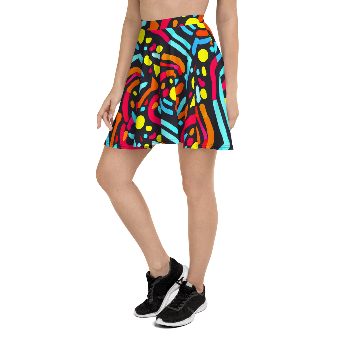 Skater Skirt - Midnight Stream